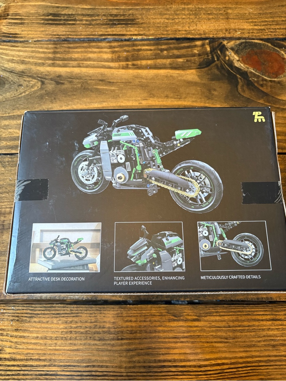 Block Racing Speedy Motorcycle Building Set - Picture 2 of 2